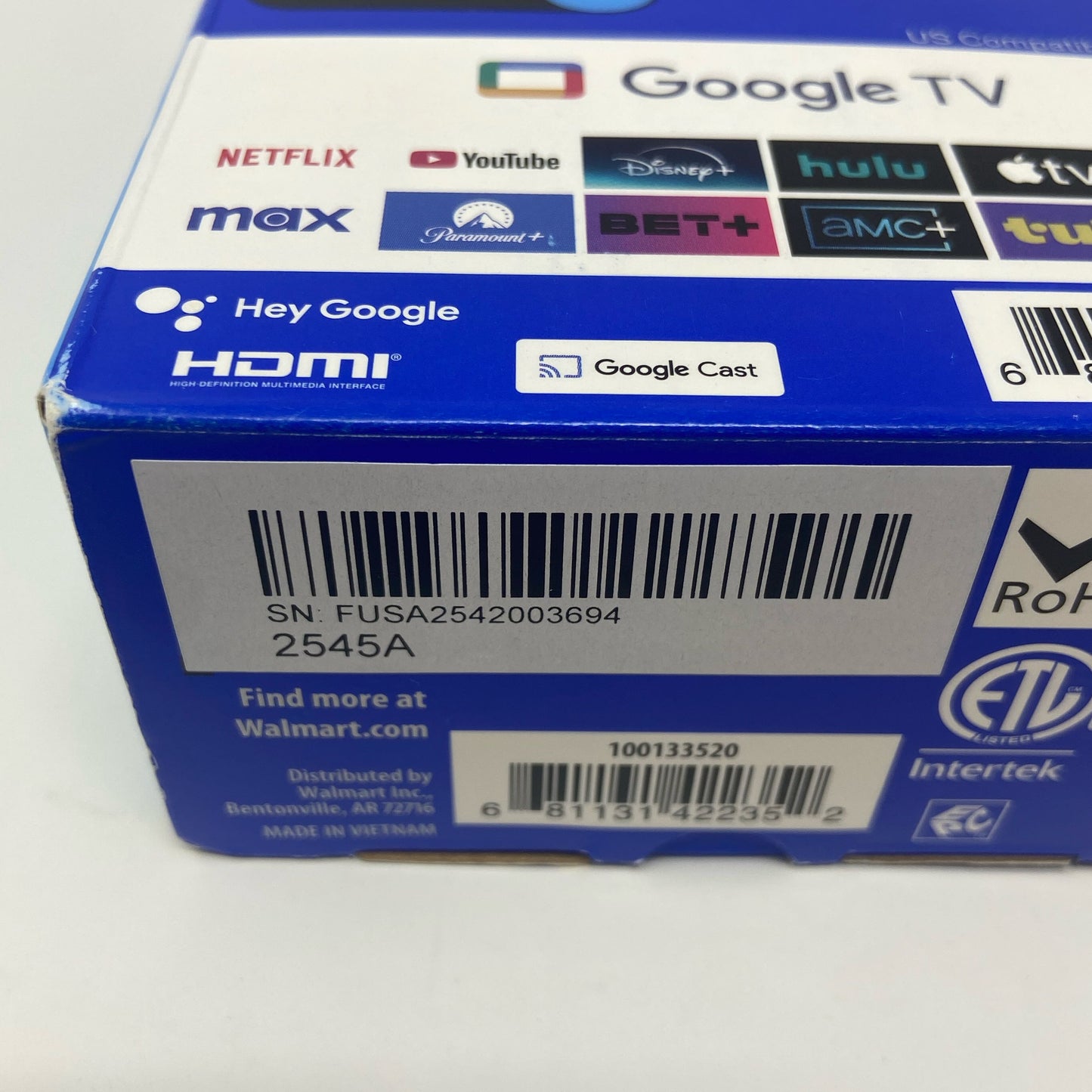 Serial #/Tag-LPNPMGN1823505