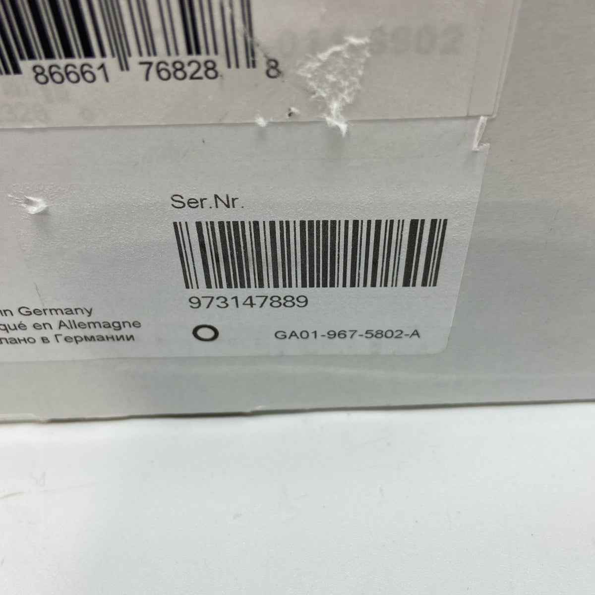 Serial #/Tag-LPNPMGI7477414