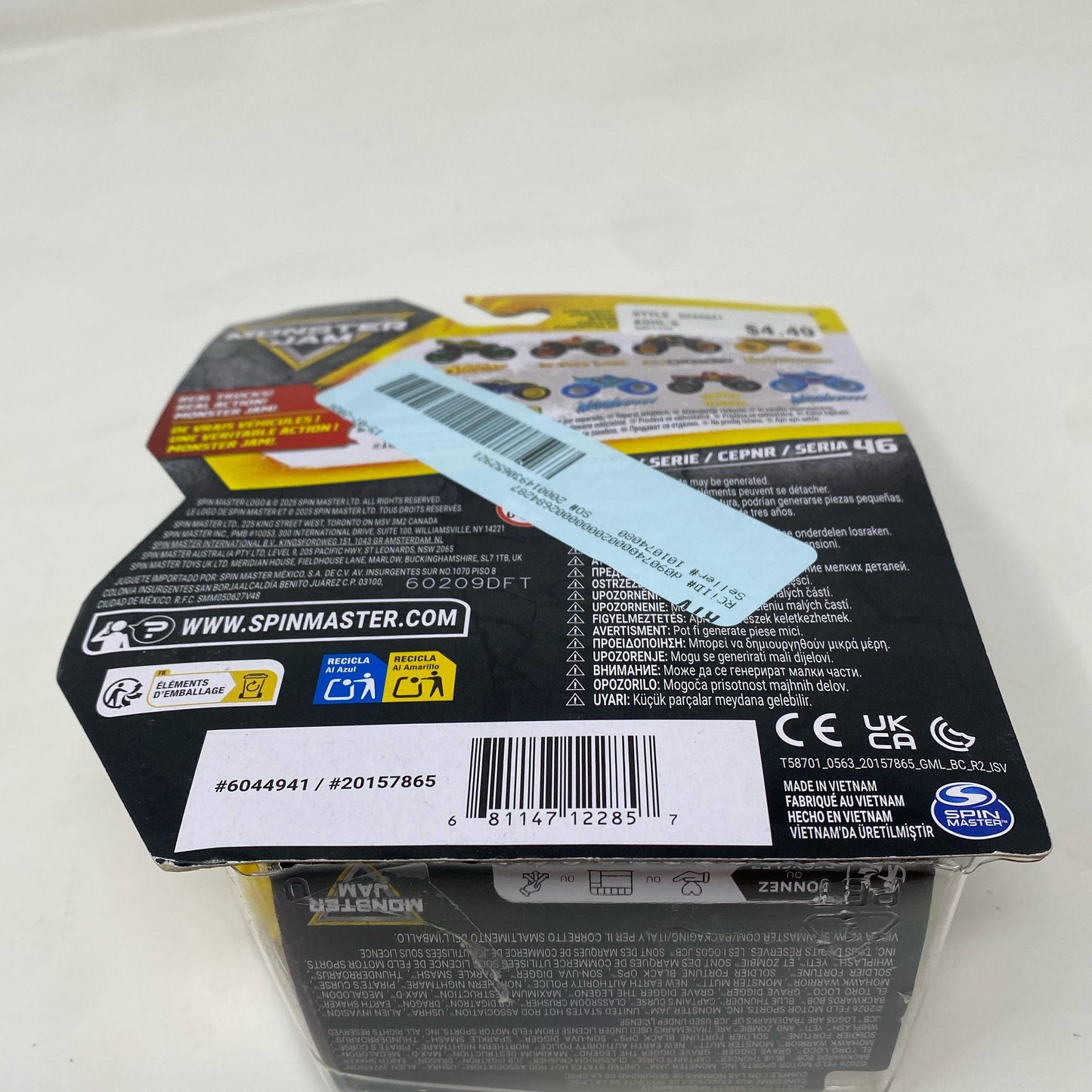Serial #/Tag-UNT907712UMH