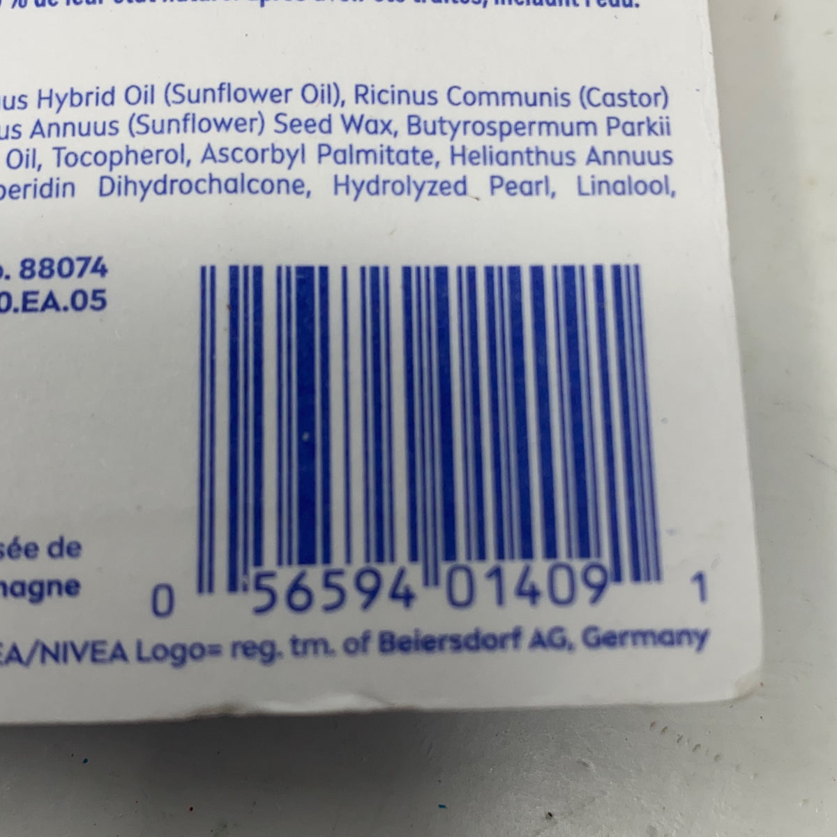 Serial #/Tag-LPNAC166066119