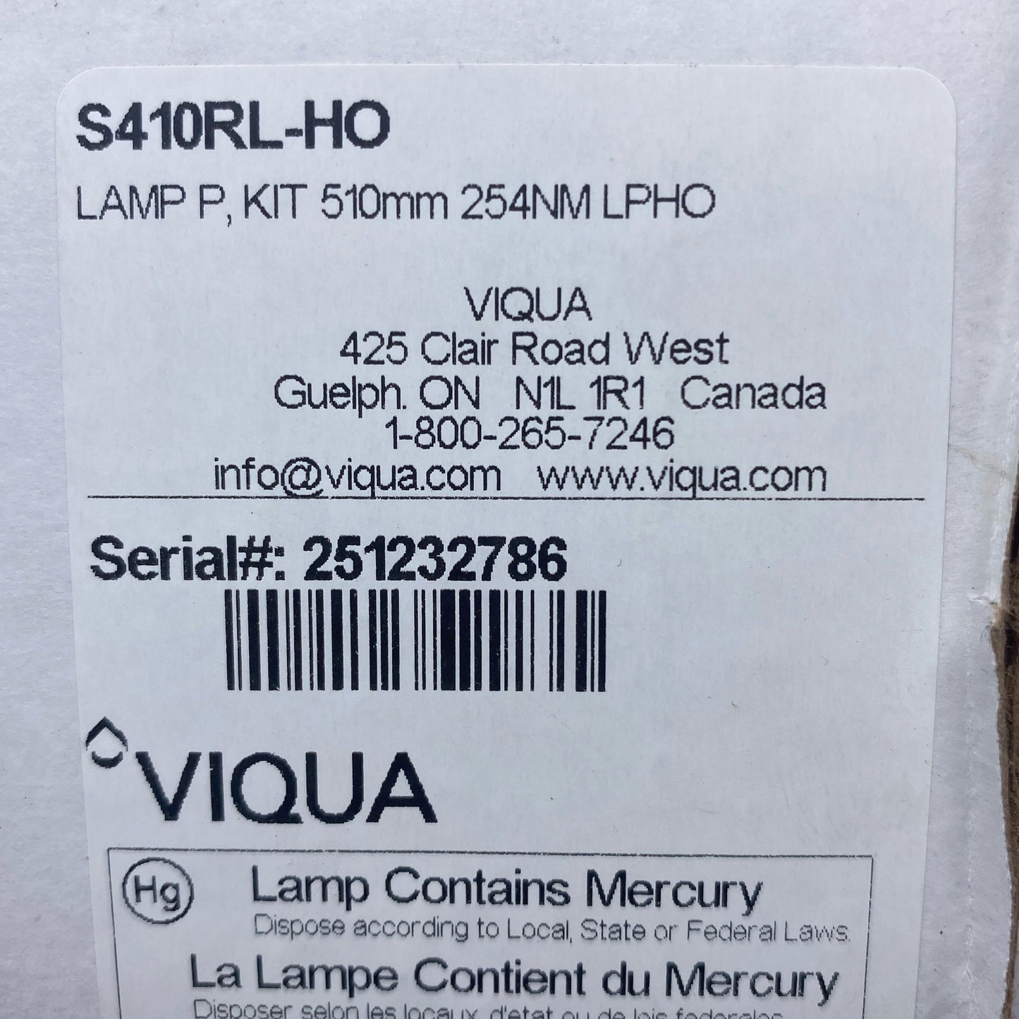 Serial #/Tag-UNT586670D7E