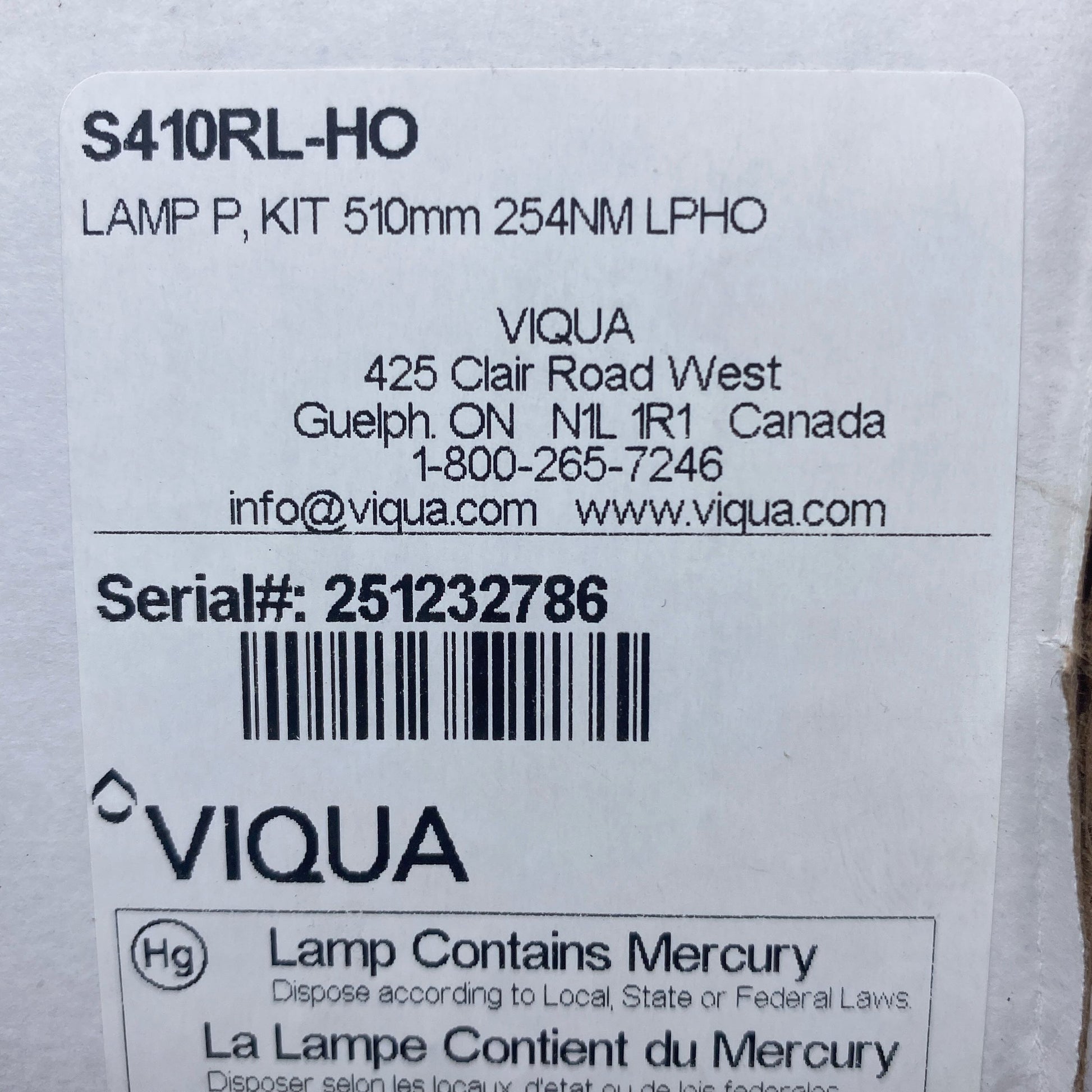 Serial #/Tag-UNT586670D7E