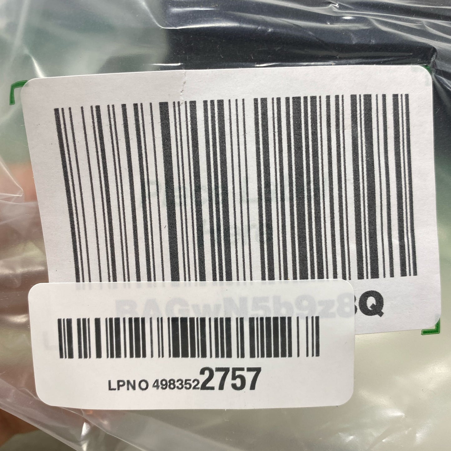 Serial #/Tag-LPNO498352757-1