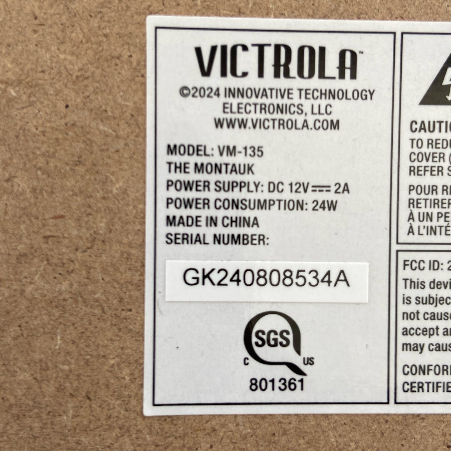 Serial #/Tag-UNT7643311YP