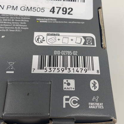 Serial #/Tag-LPNPMGM5054792
