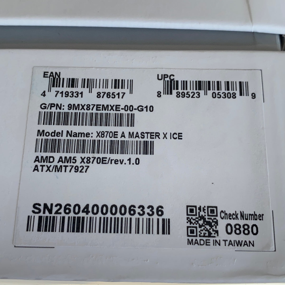 Serial #/Tag-LPNRRJM8317876