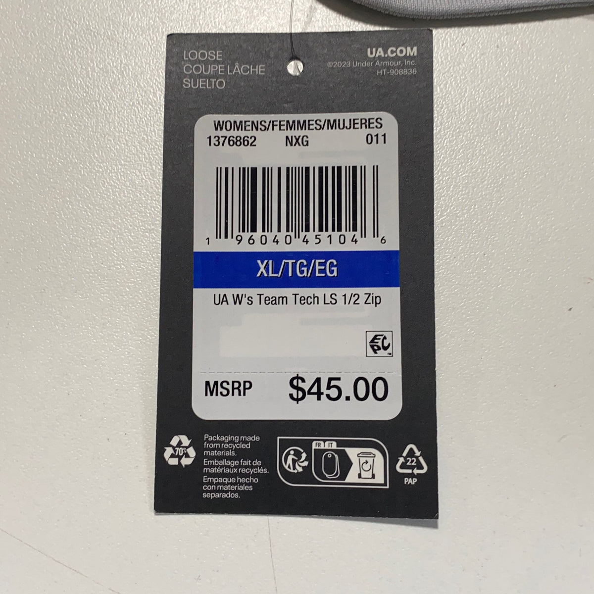 Serial #/Tag-UNT2895228QE
