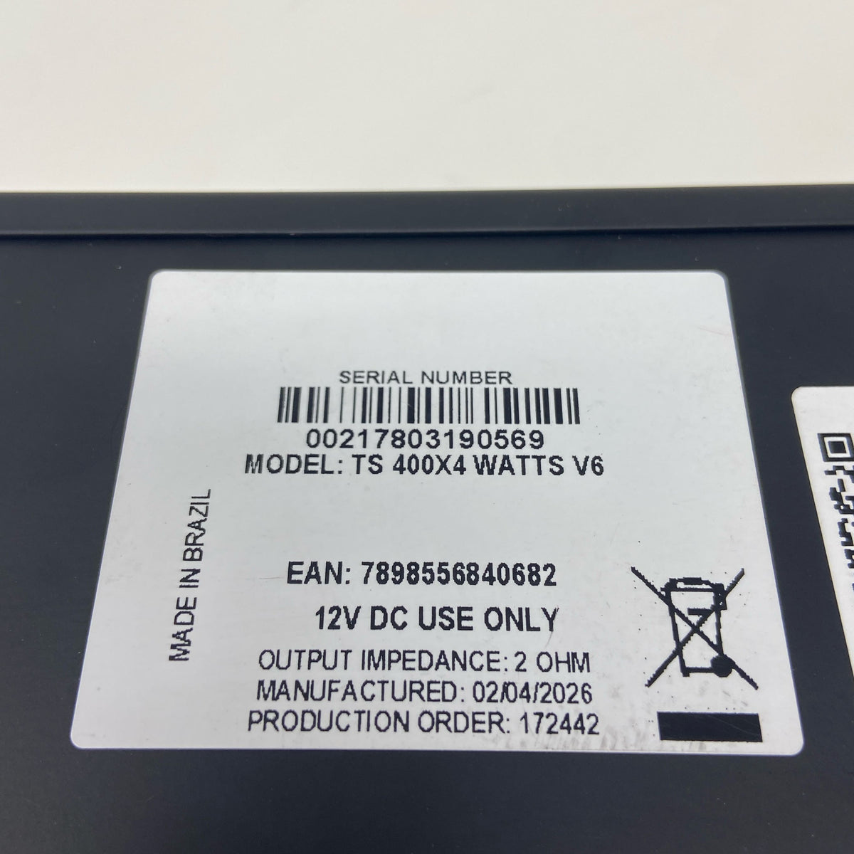 Serial #/Tag-UNT580588OD3