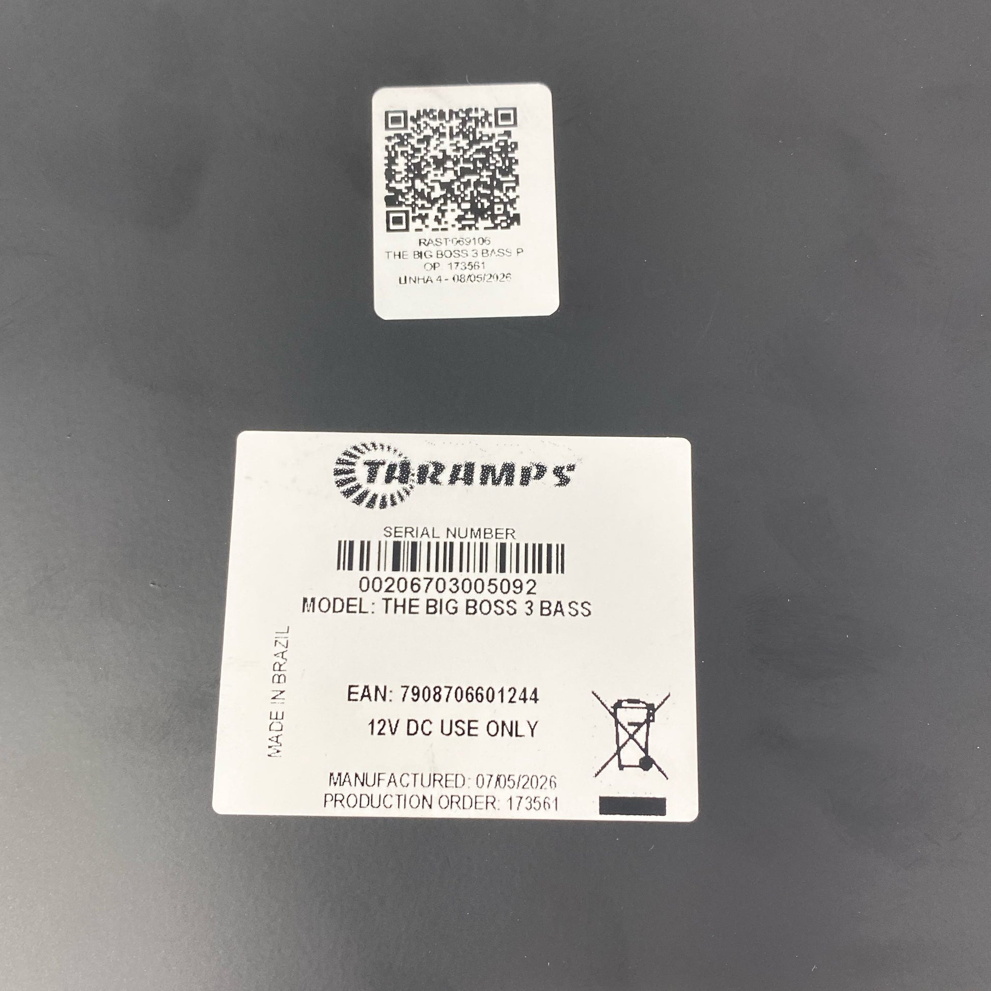 Serial #/Tag-UNT643130UVR
