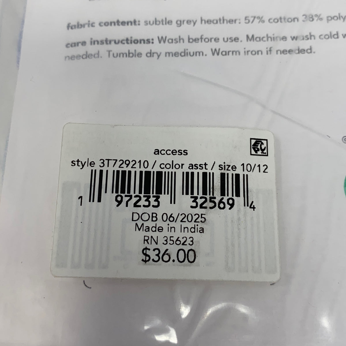 Serial #/Tag-LPNNG6W6ZQB8T