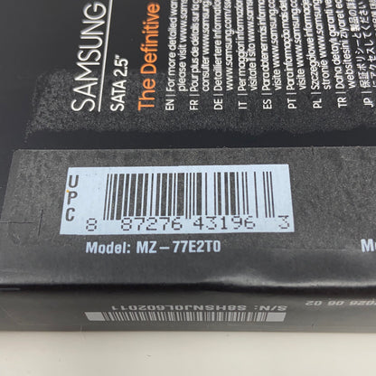 Serial #/Tag-UNT789916US6