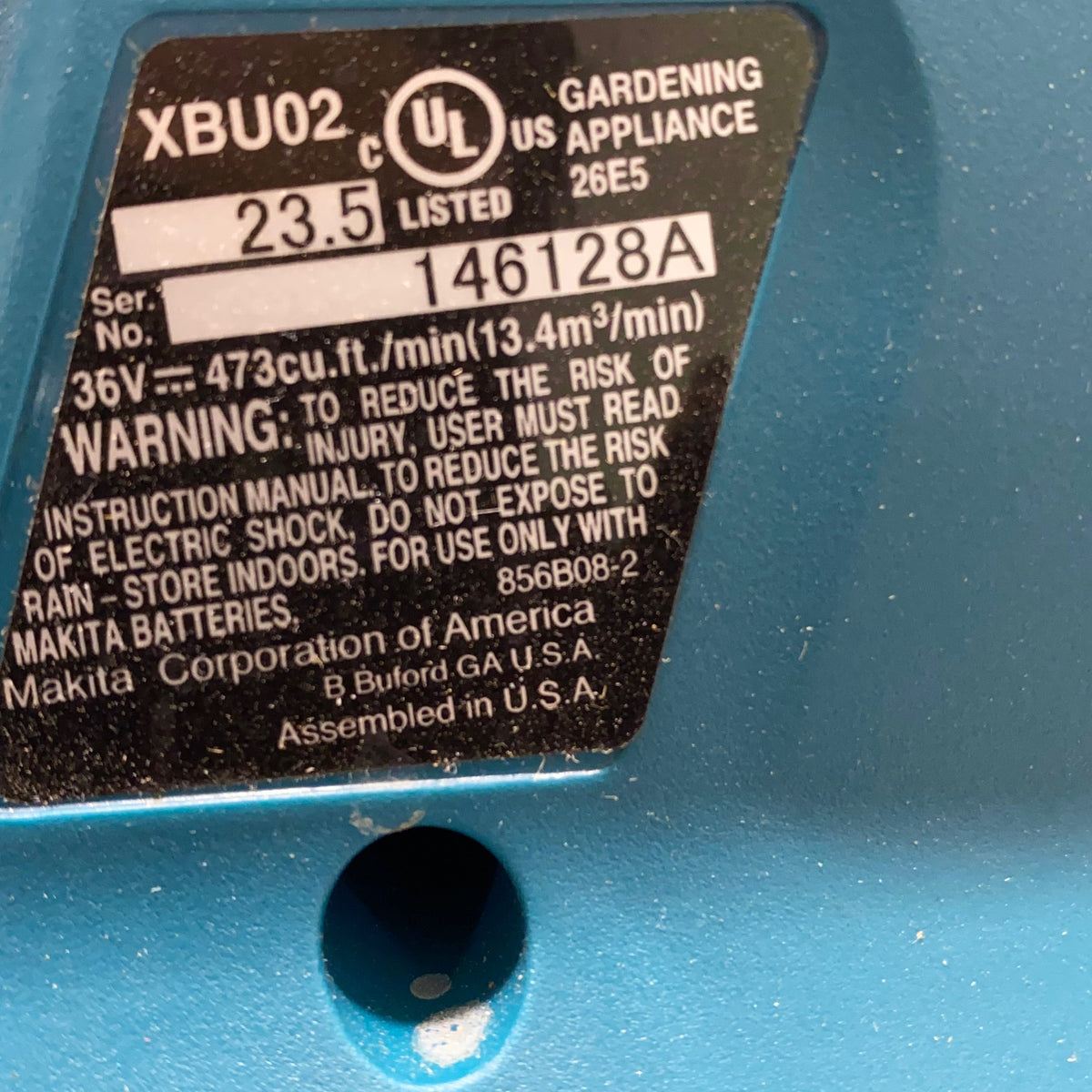 Serial #/Tag-LPNPMGM5275229