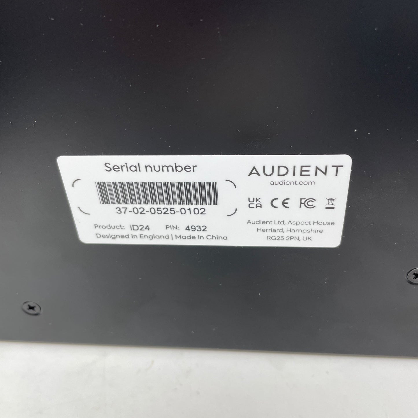 Serial #/Tag-LPNPMFK3008435