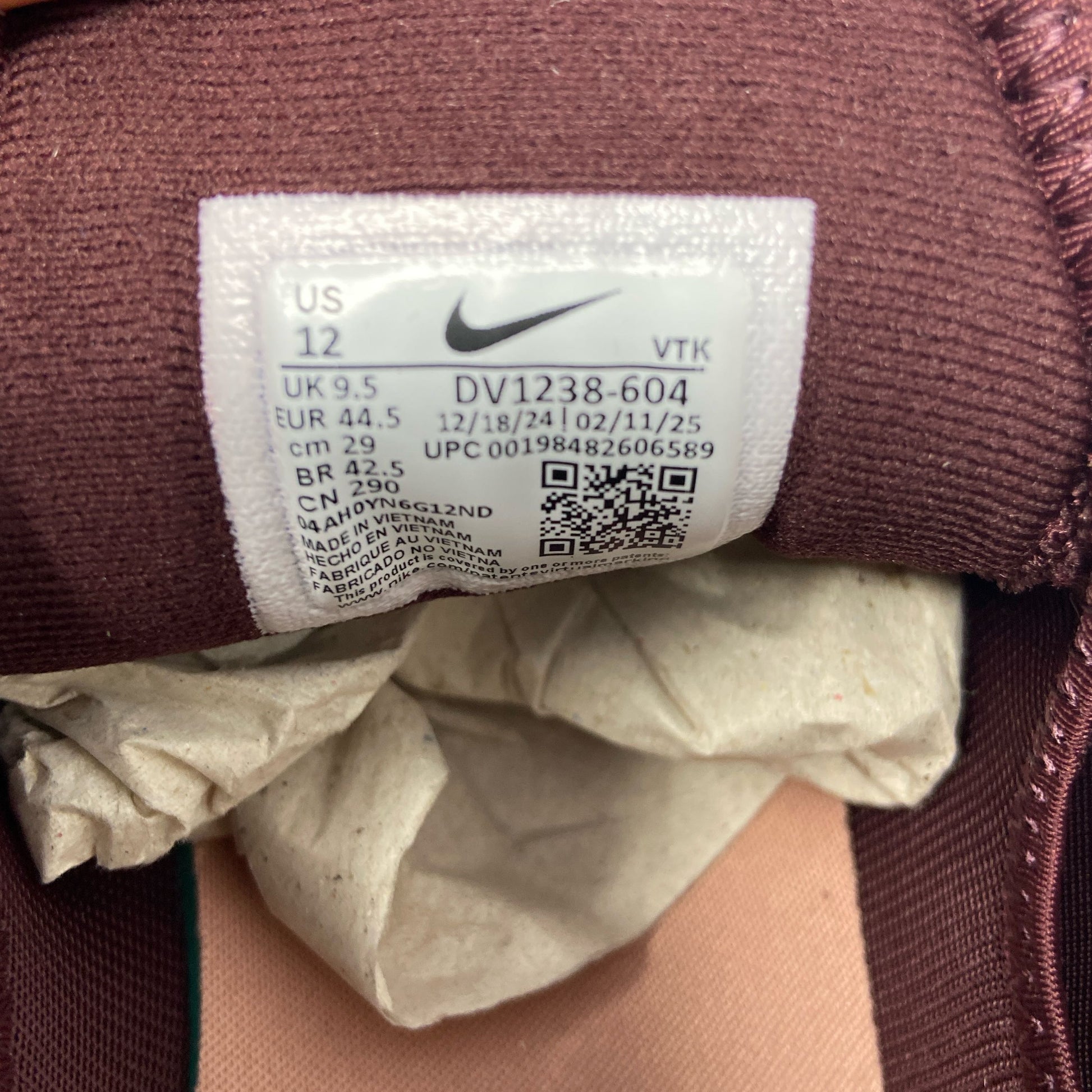 Serial #/Tag-UNT548514VP1