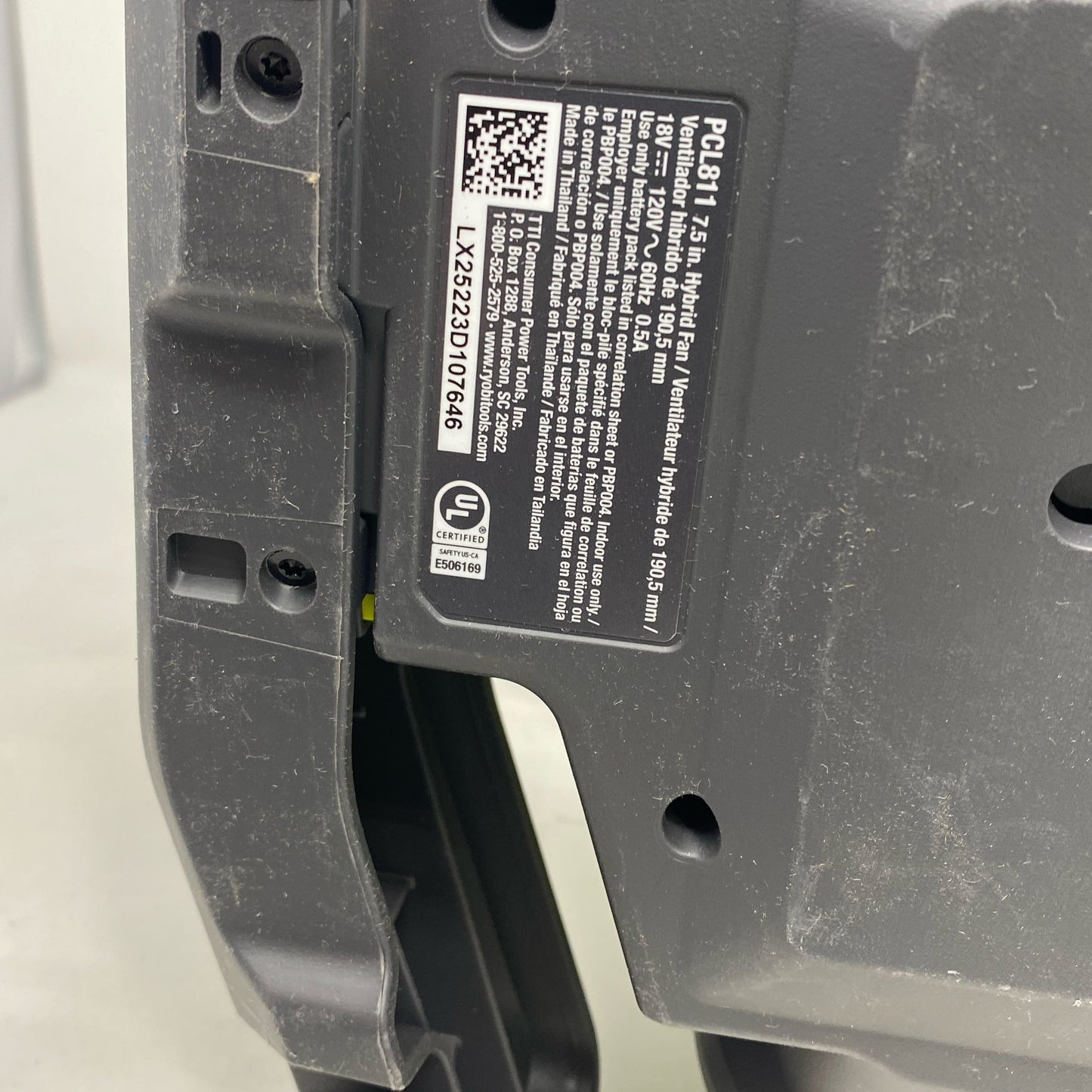 Serial #/Tag-LPNPMGW0777190