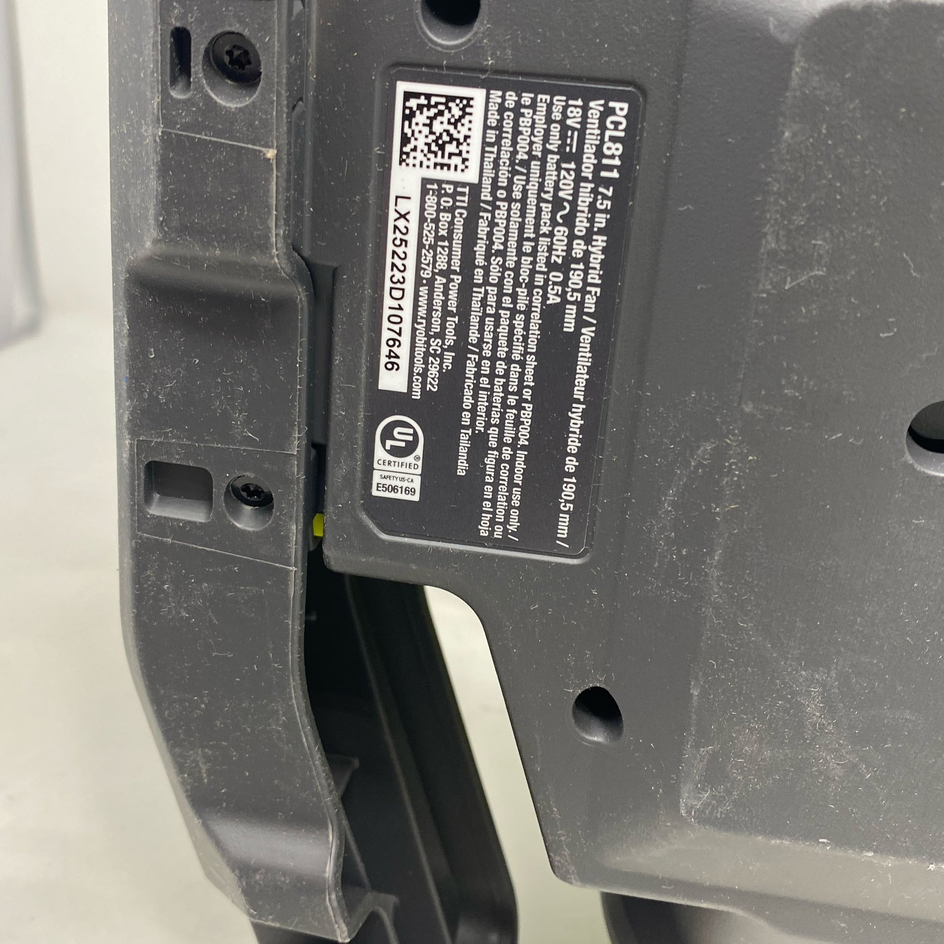 Serial #/Tag-LPNPMGW0777190