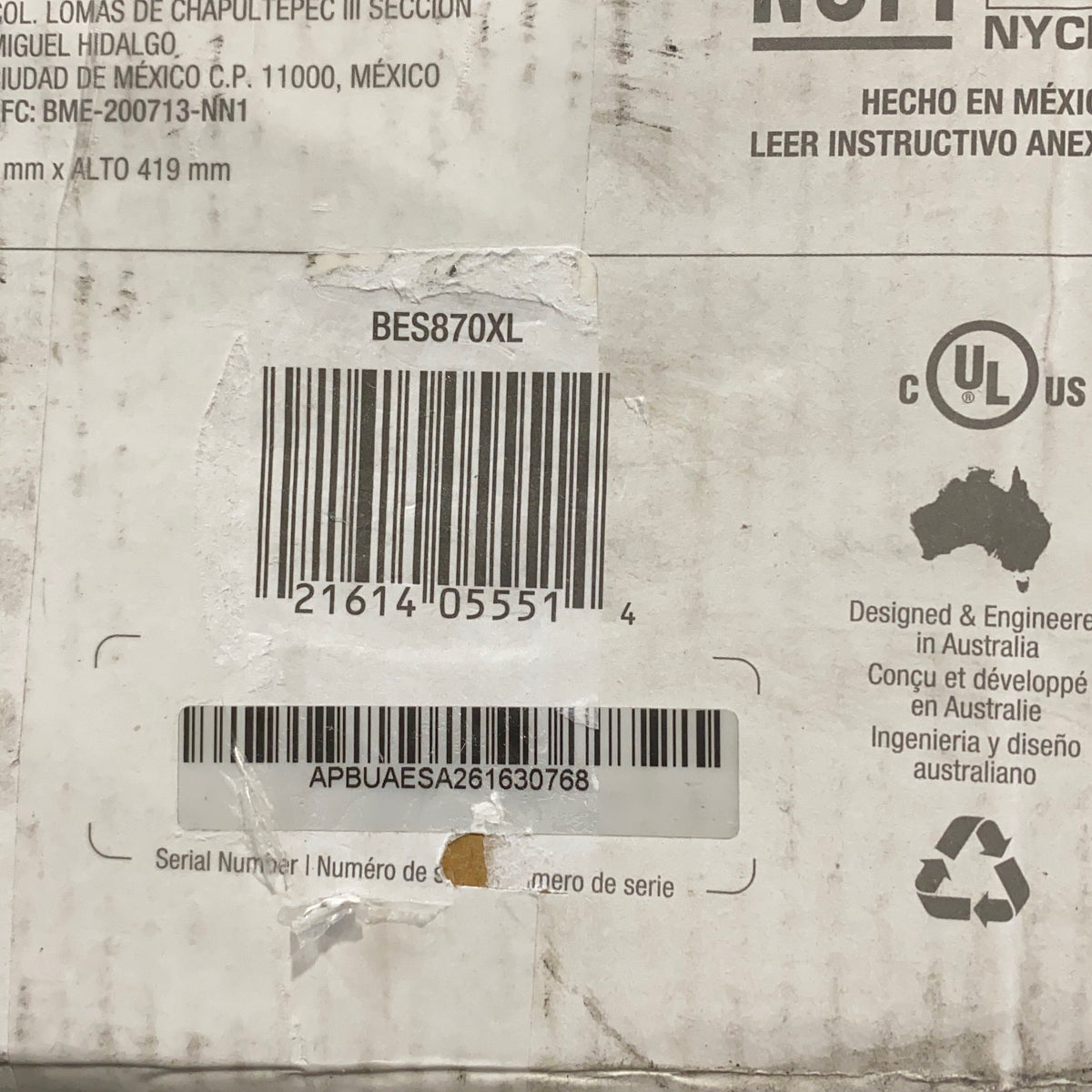 Serial #/Tag-LPNPMHQ9155215