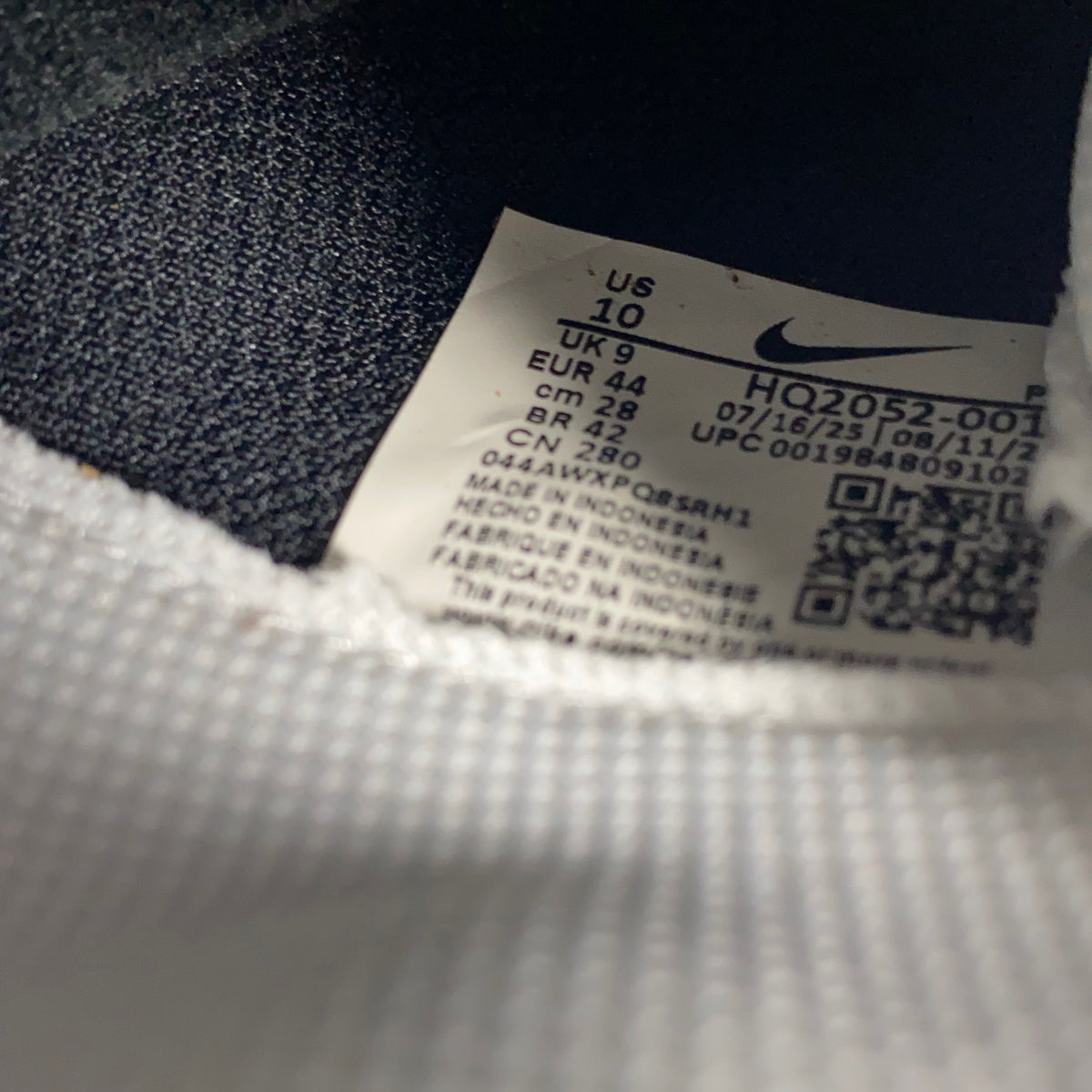 Serial #/Tag-UNT779384PAI