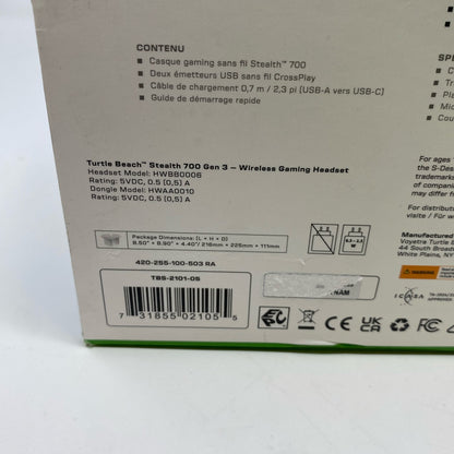 Serial #/Tag-UNT483274UKO