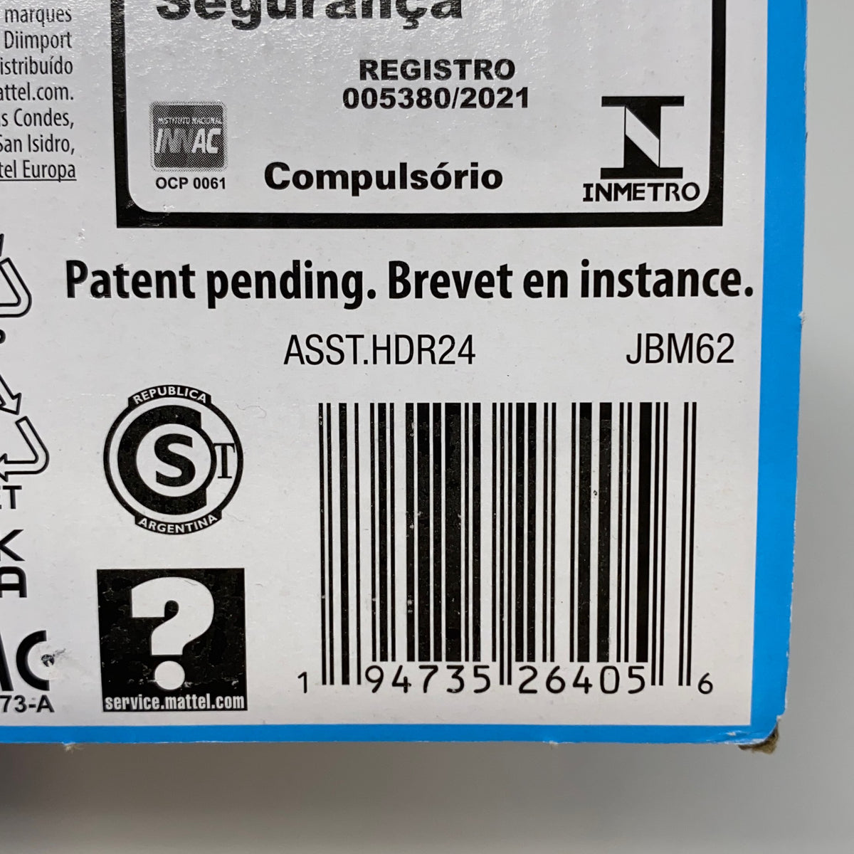 Serial #/Tag-UNT036584765W