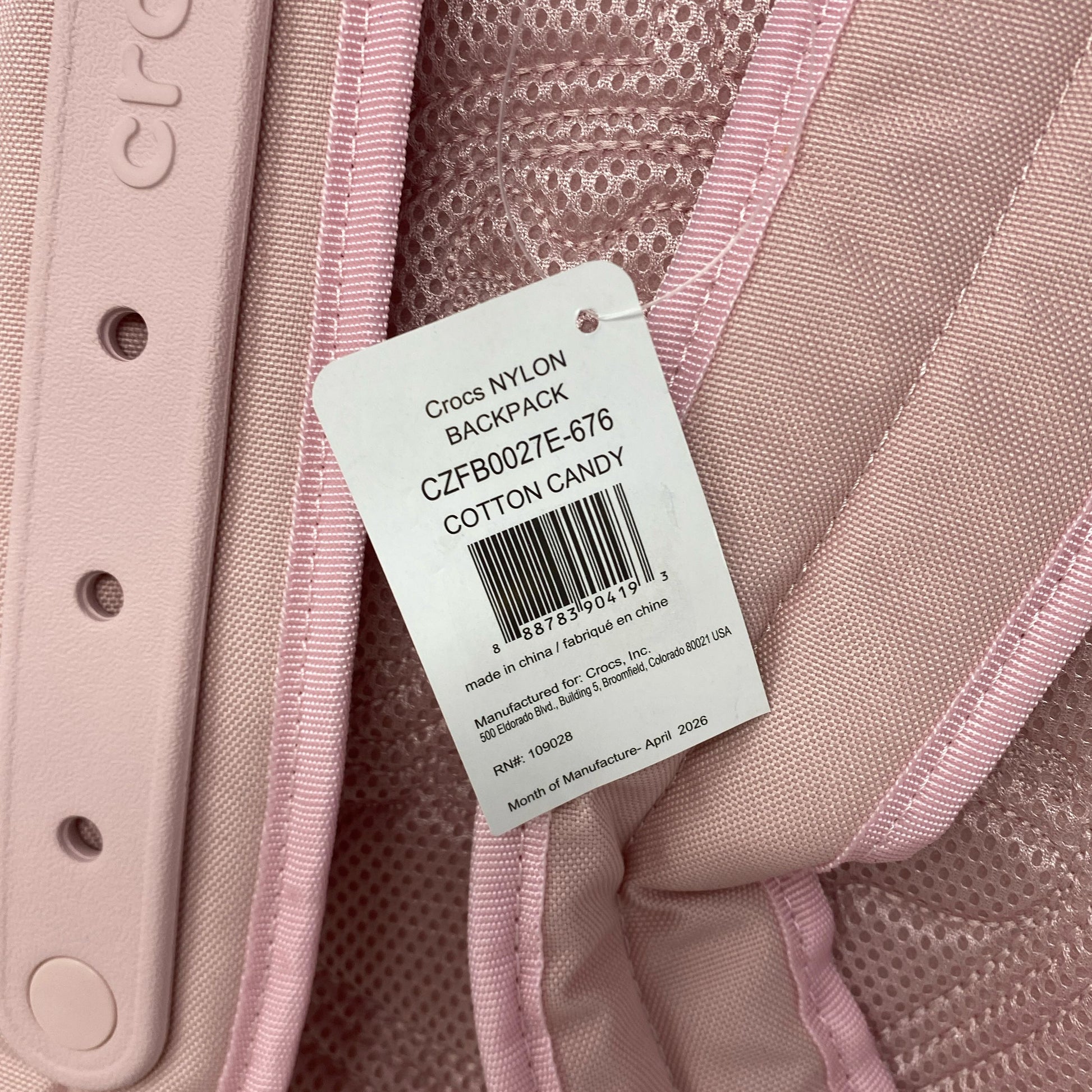 Serial #/Tag-UNT892889CZ6