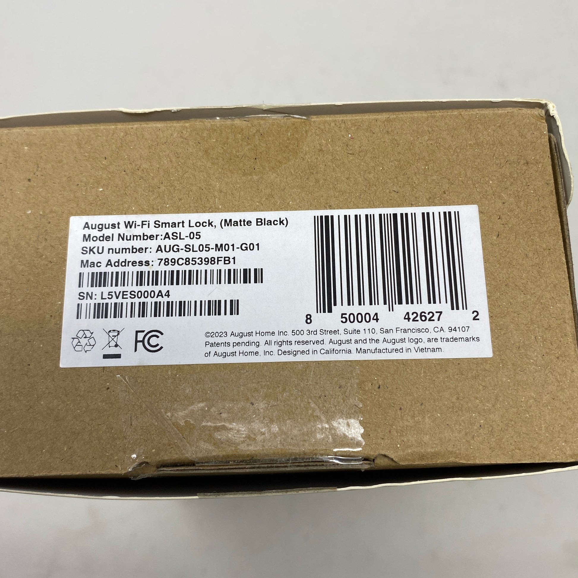 Serial #/Tag-UNT107843BTN