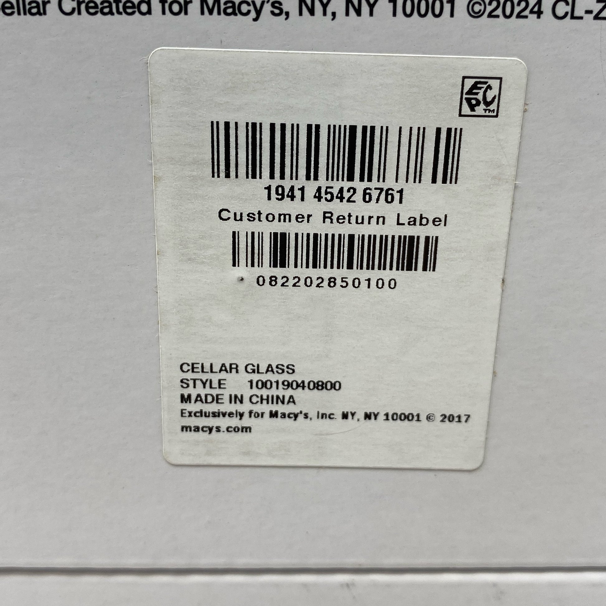 Serial #/Tag-UNT8515109HK