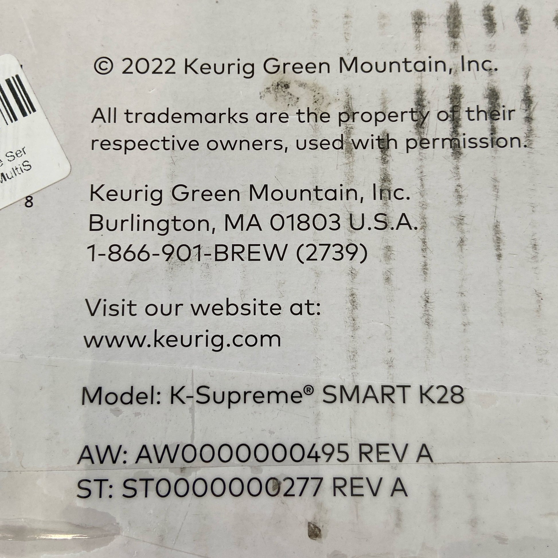 Serial #/Tag-UNT9217342MP
