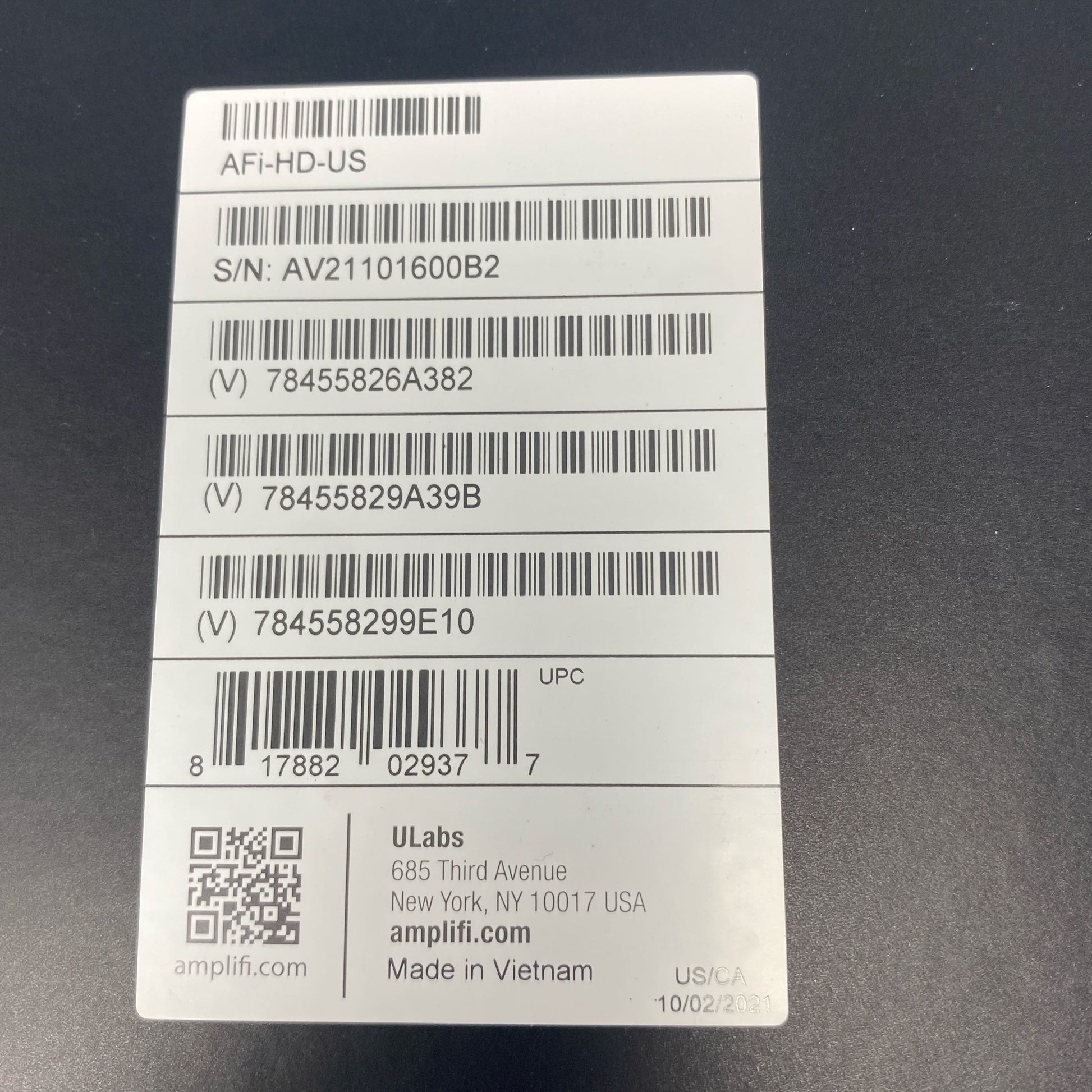 Serial #/Tag-LPNO582922242