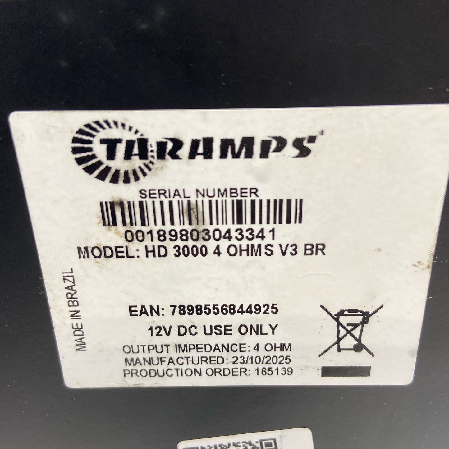 Serial #/Tag-LPNO550841194