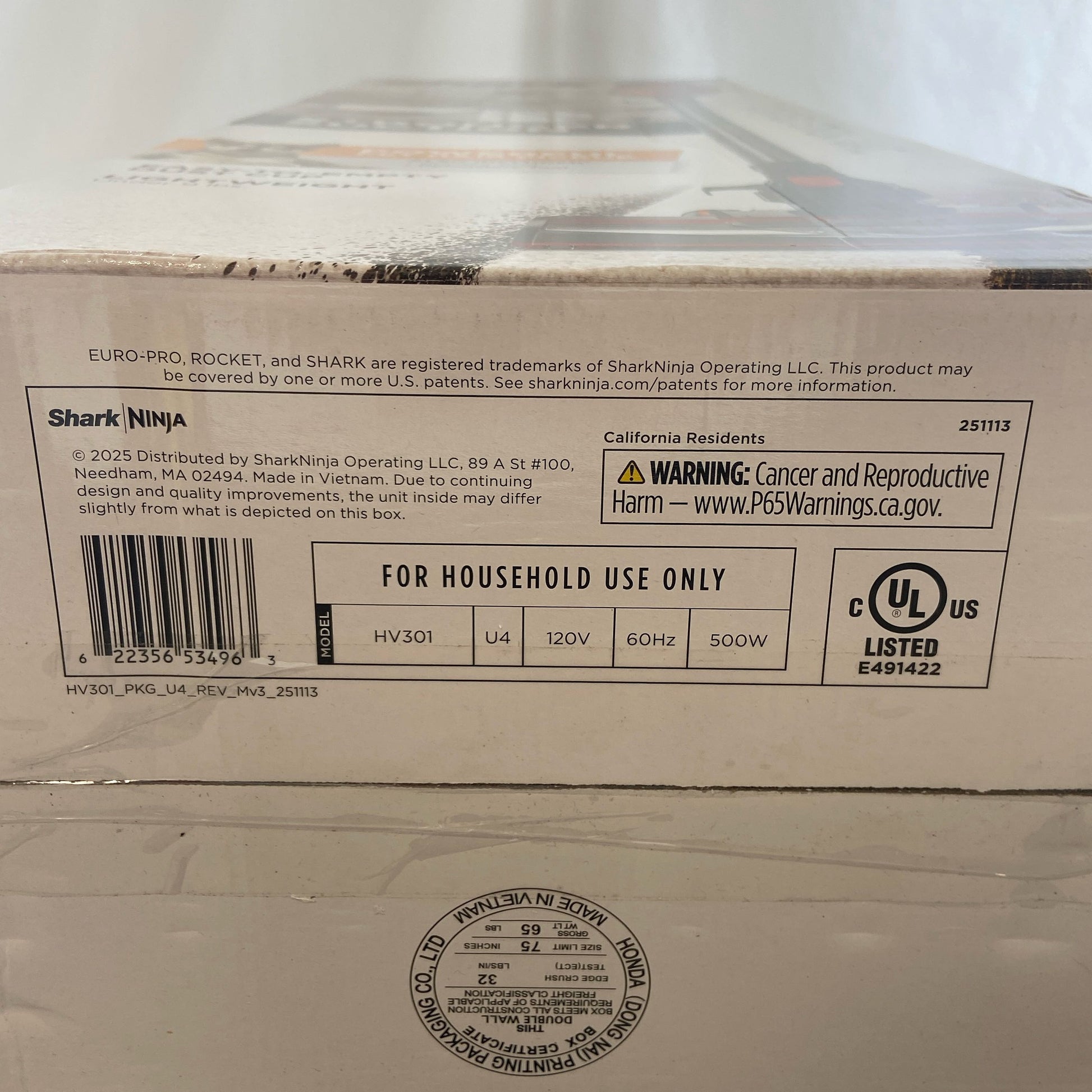 Serial #/Tag-UNT68161542K