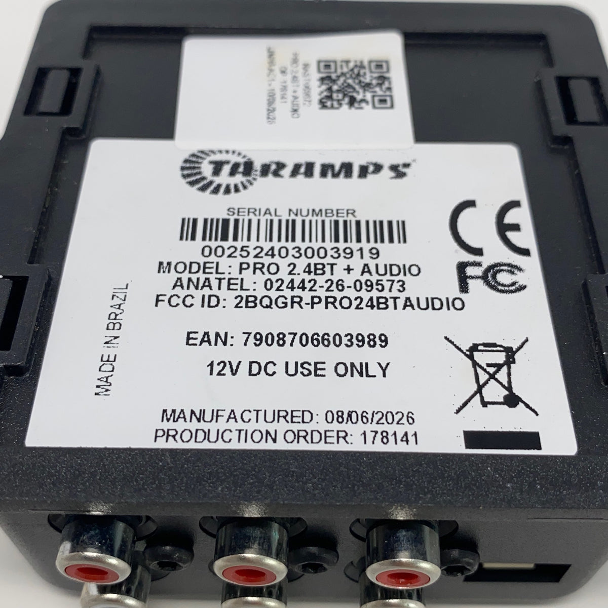 Serial #/Tag-LPNAC038923065