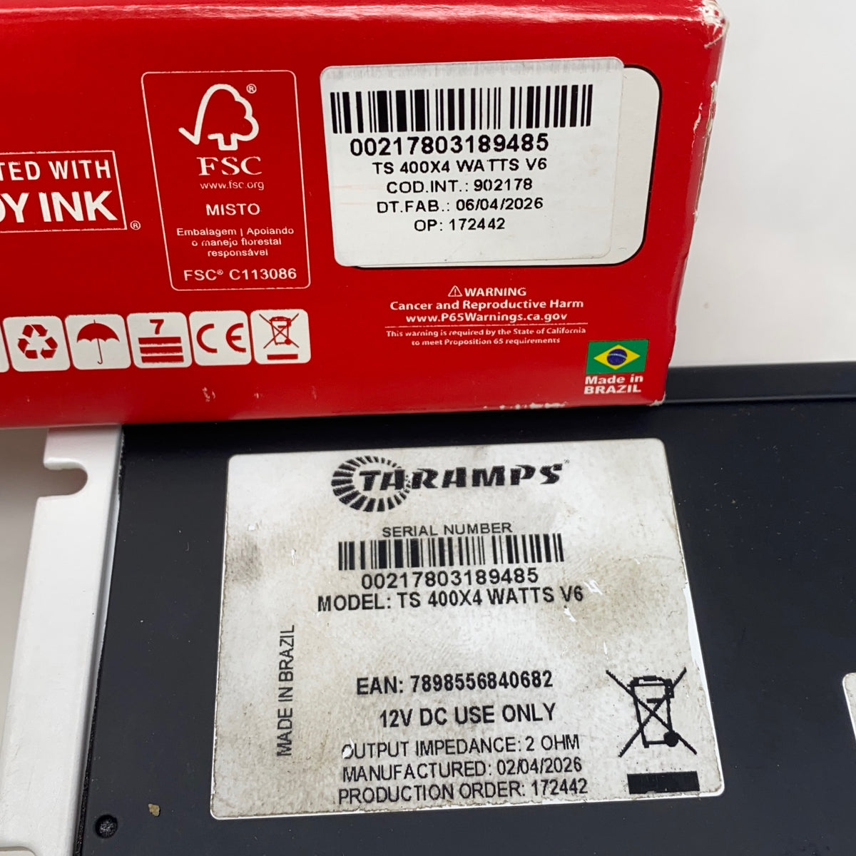 Serial #/Tag-LPNAC400197643