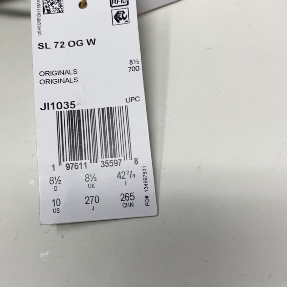 Serial #/Tag-UNT8749019AK