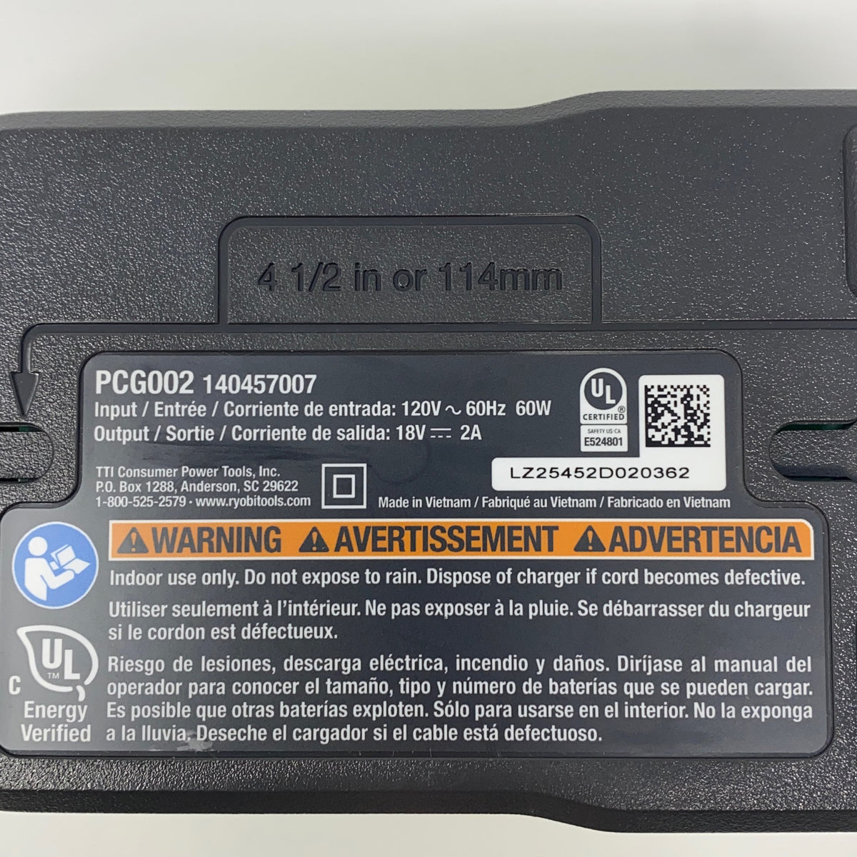 Serial #/Tag-LPNPMFZ0664196