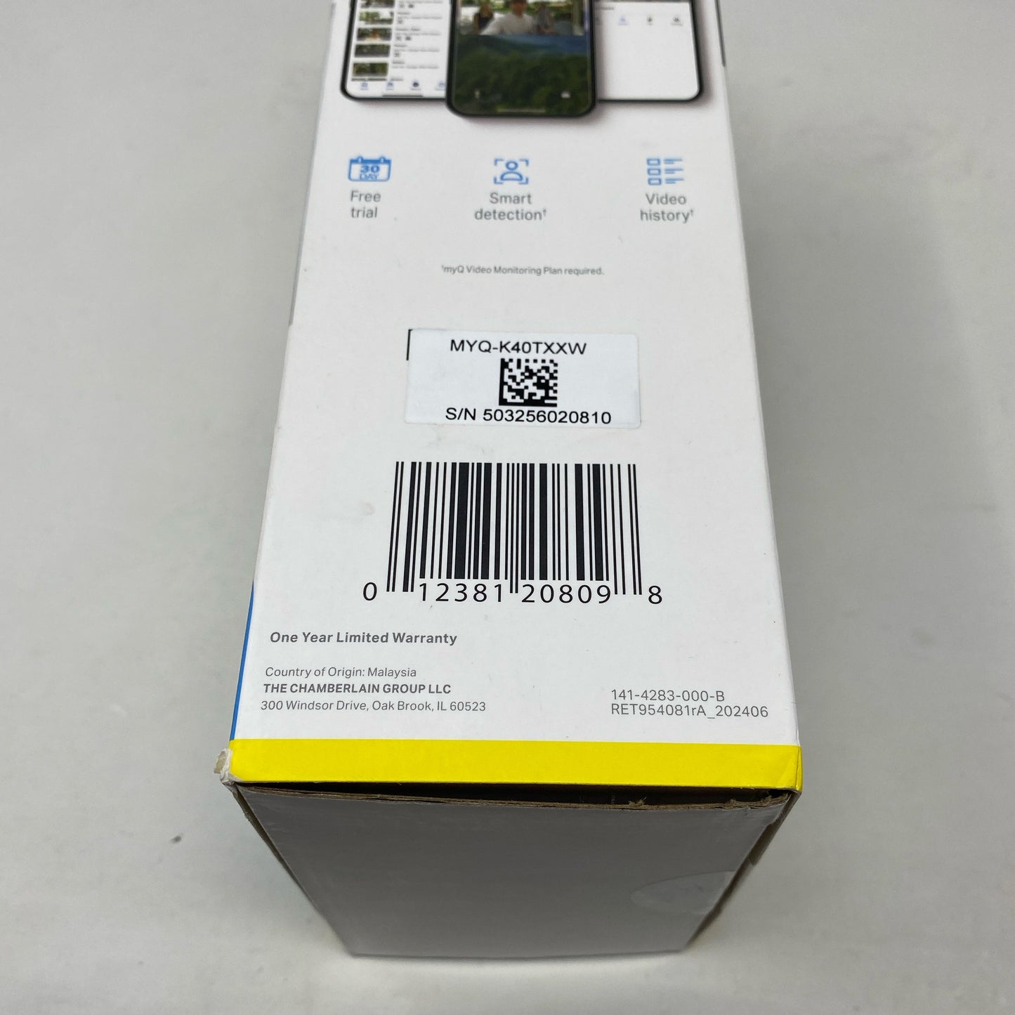 Serial #/Tag-UNT848692GTD