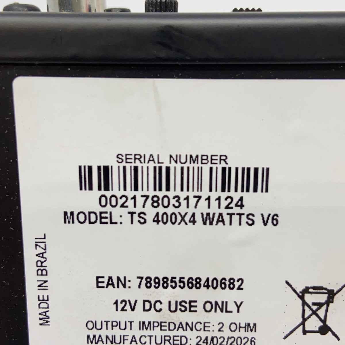 Serial #/Tag-UNT082162PEL