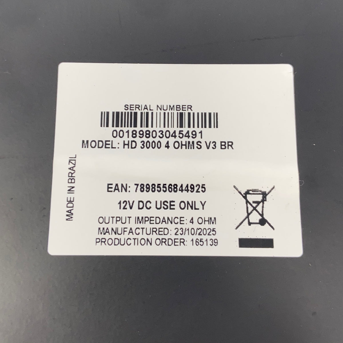 Serial #/Tag-LPNRRJK7437898