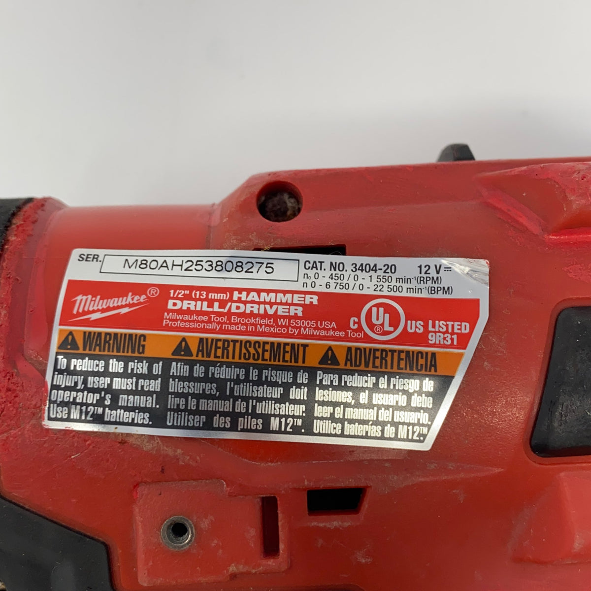 Serial #/Tag-LPNNG6YQ5HZTF