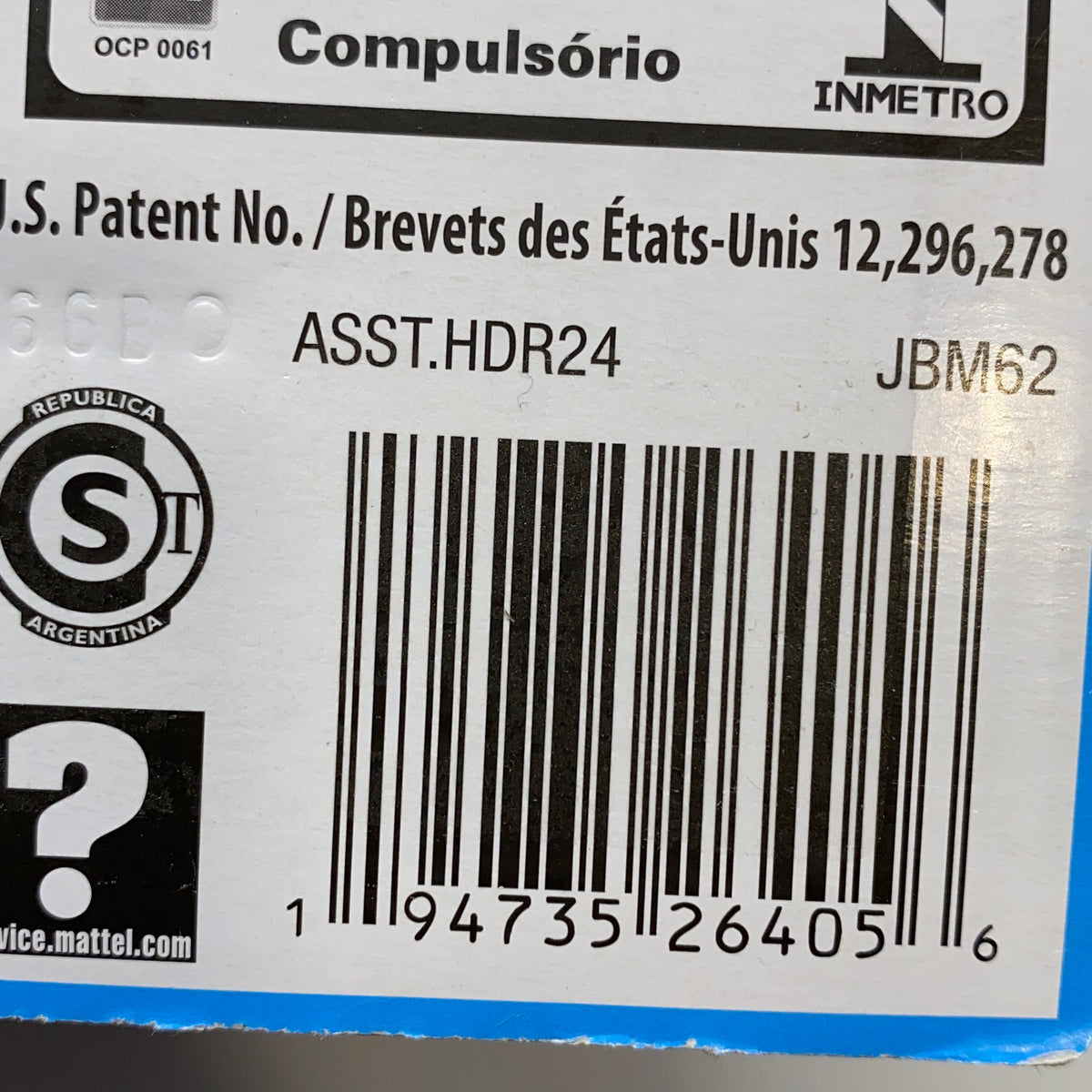 Serial #/Tag-UNT754254MWIZ