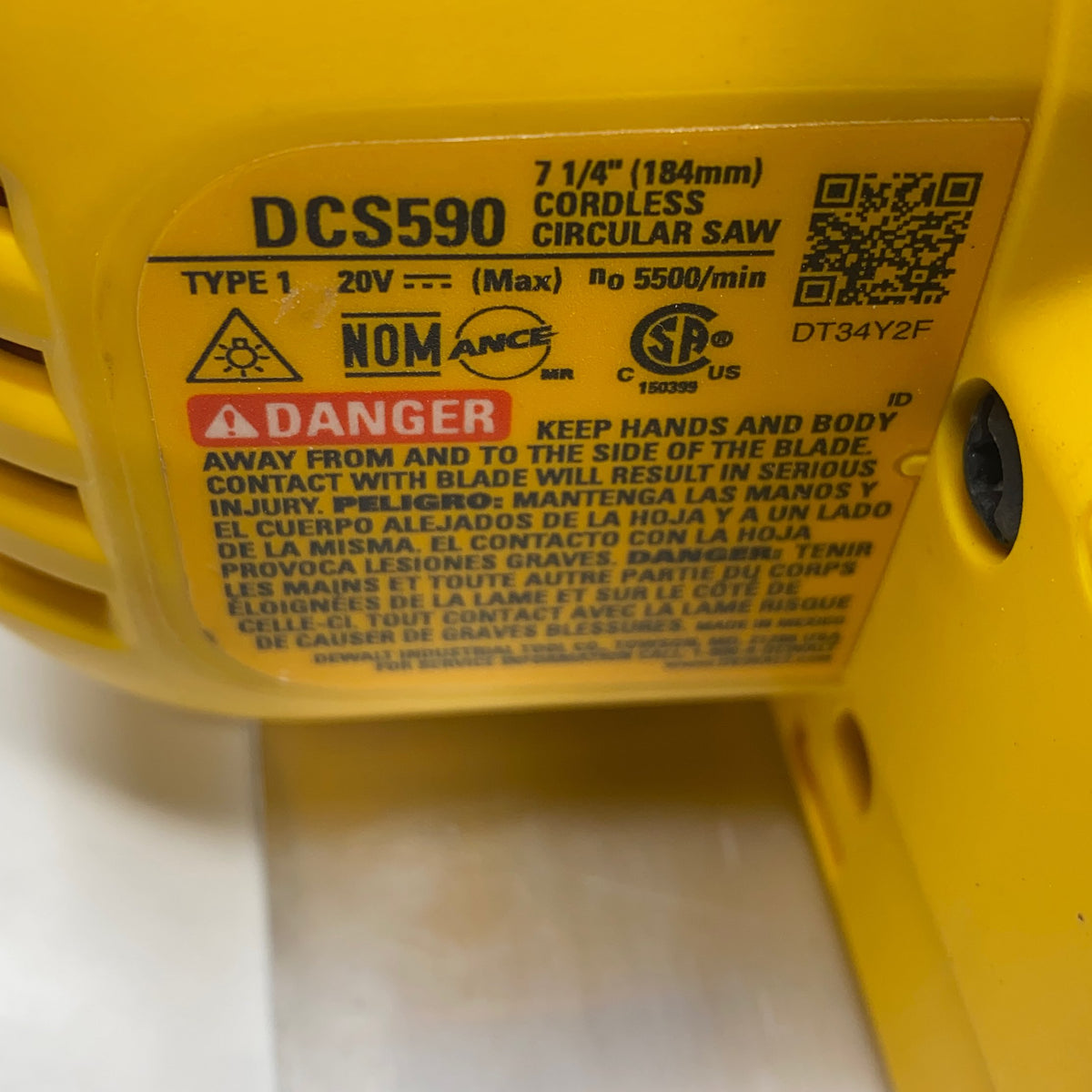 Serial #/Tag-UNT171446M7S