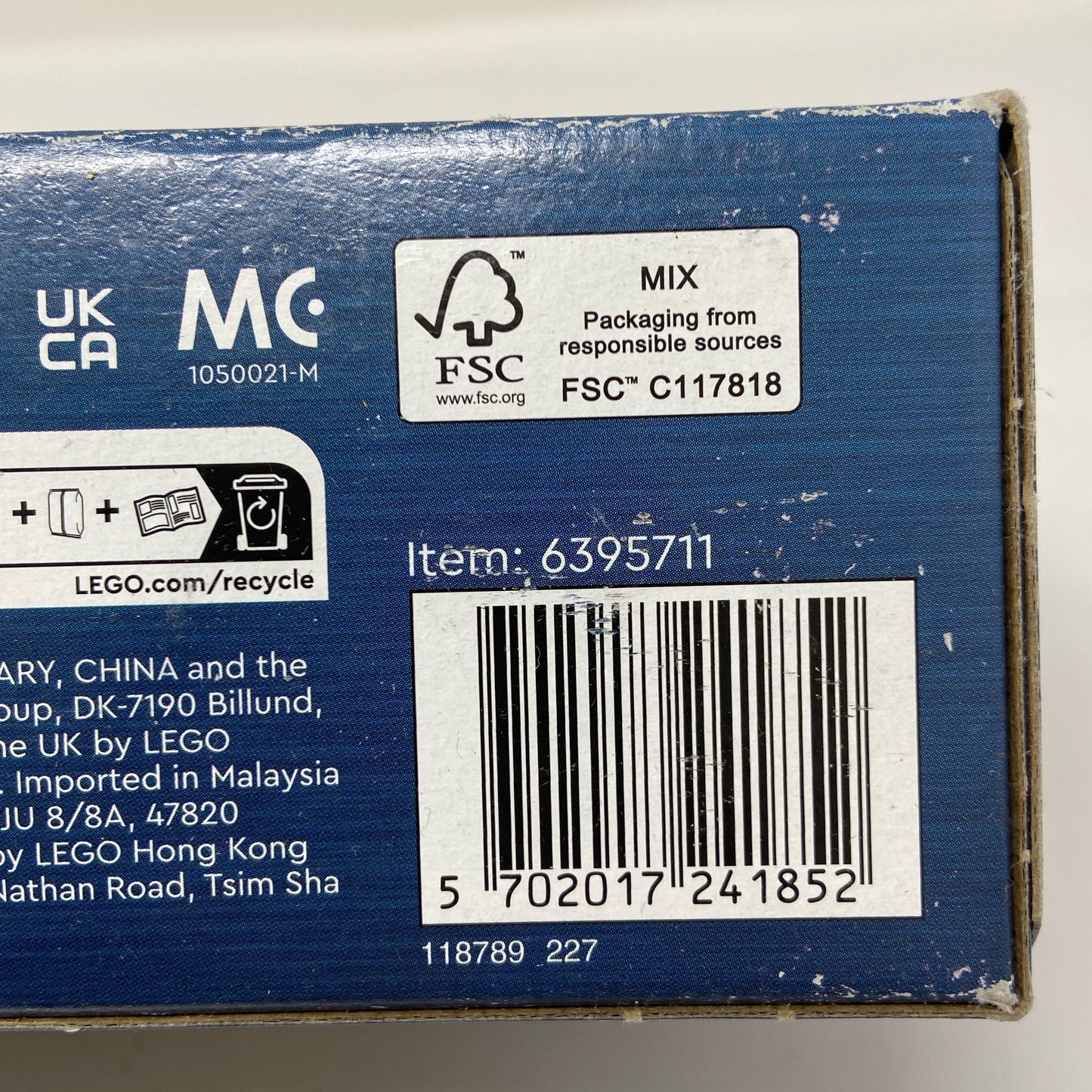 Serial #/Tag-UNT6291859G4
