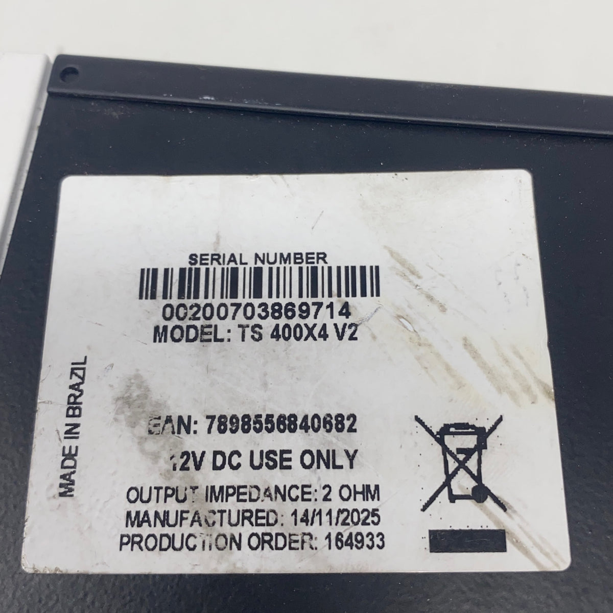 Serial #/Tag-LPNO598054370
