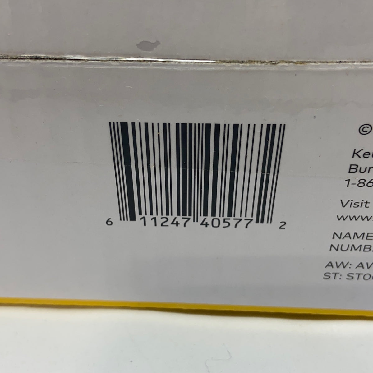 Serial #/Tag-UNT424846VVZ