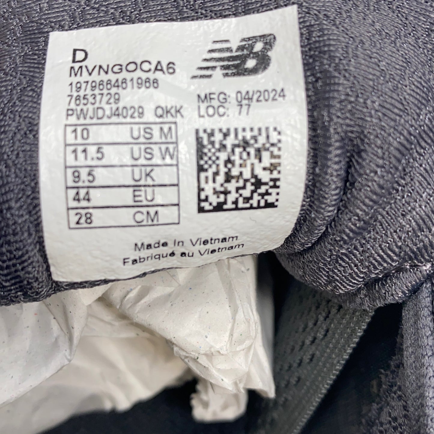 Serial #/Tag-LPNRRJP0724241