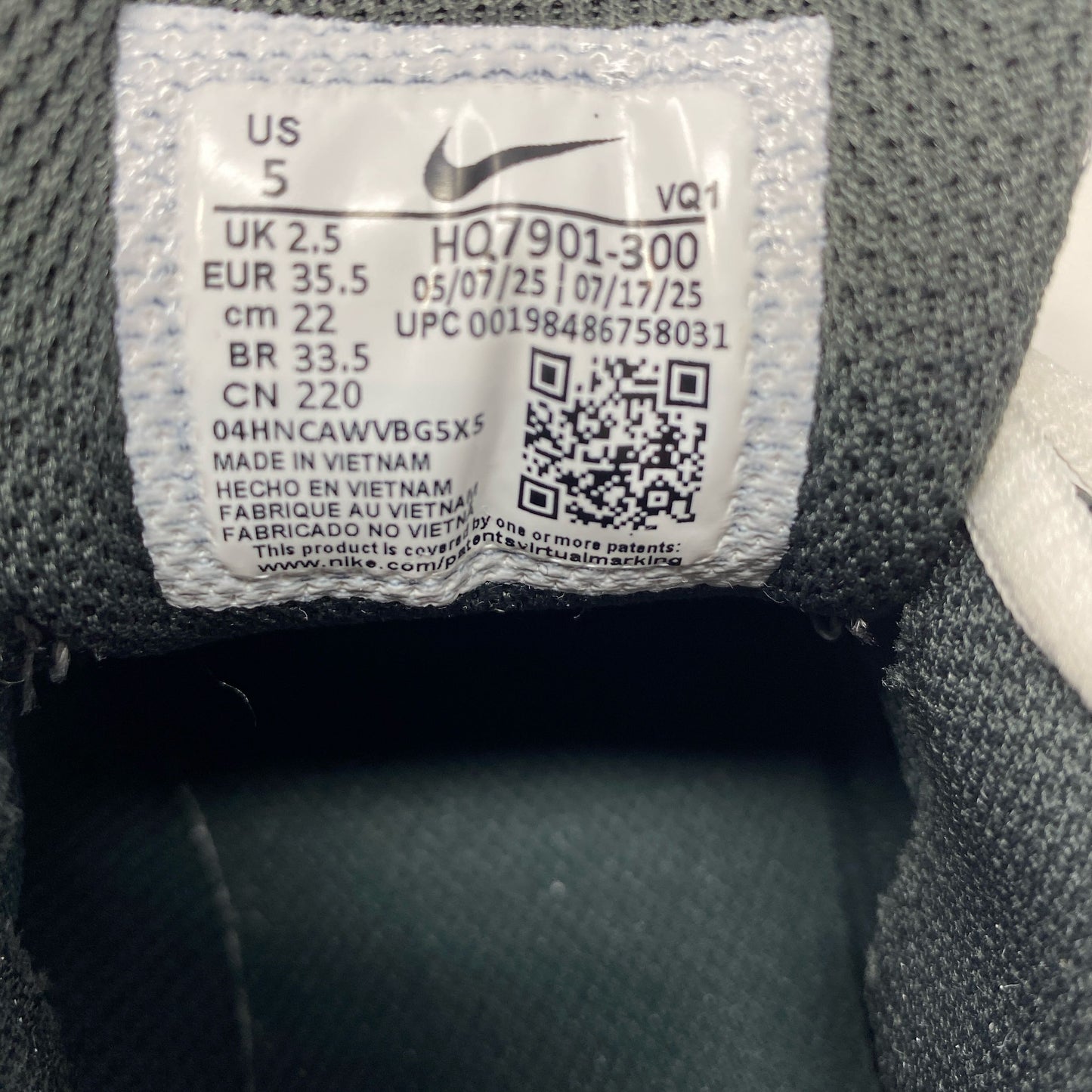 Serial #/Tag-UNT778724TKC