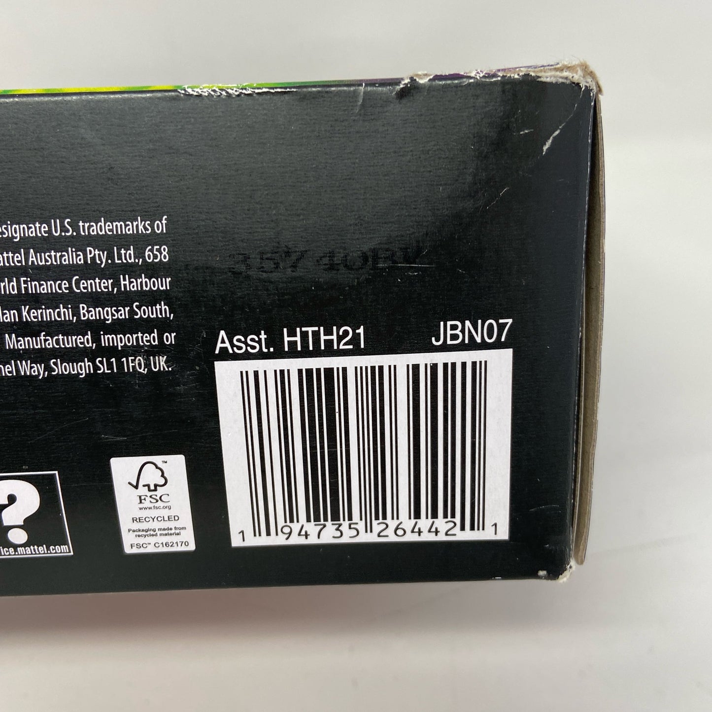 Serial #/Tag-UNT052583G04