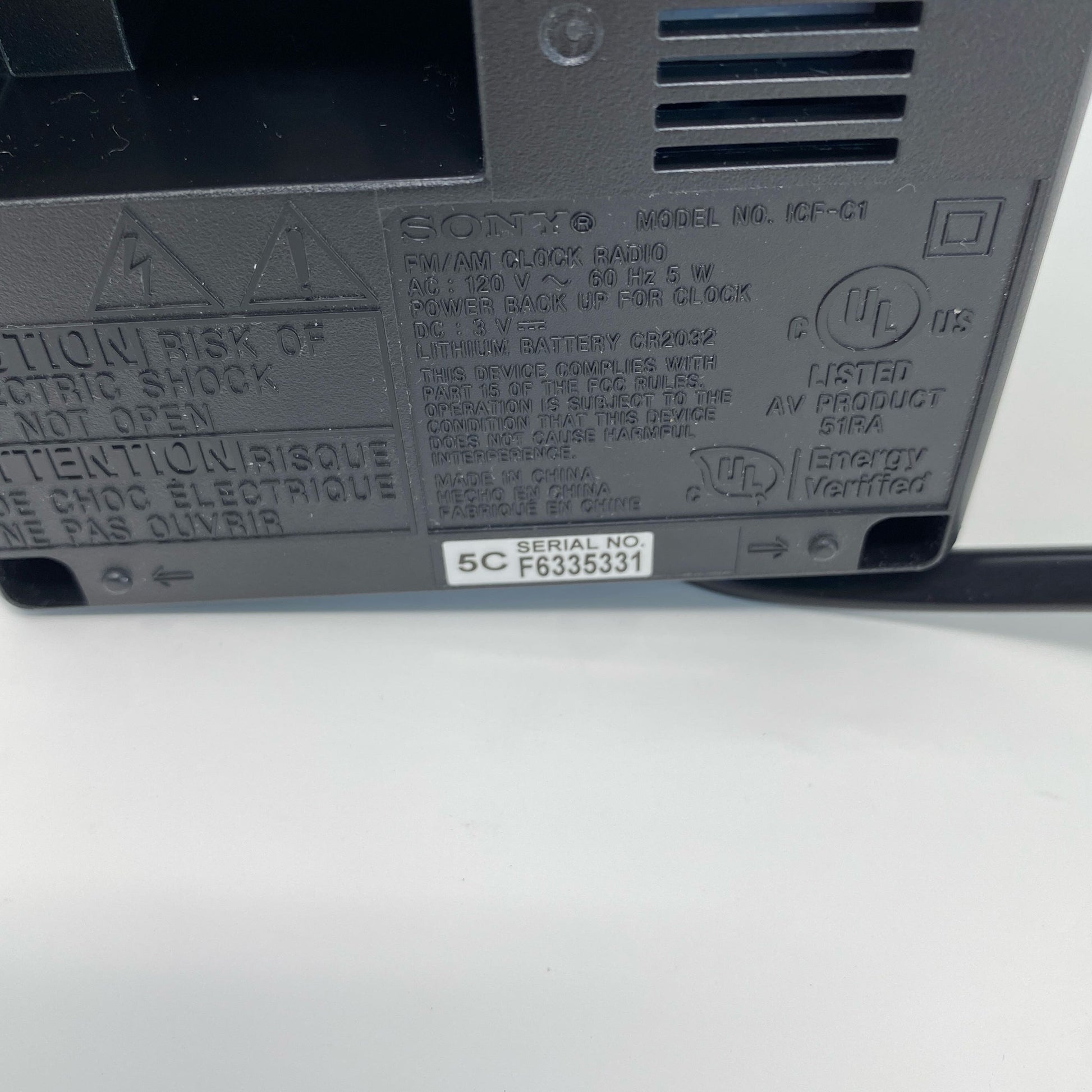 Serial #/Tag-LPNNC6WF9MHNV