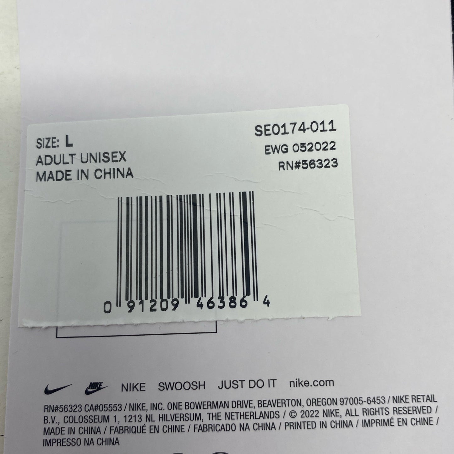 Serial #/Tag-LPNAC303360965