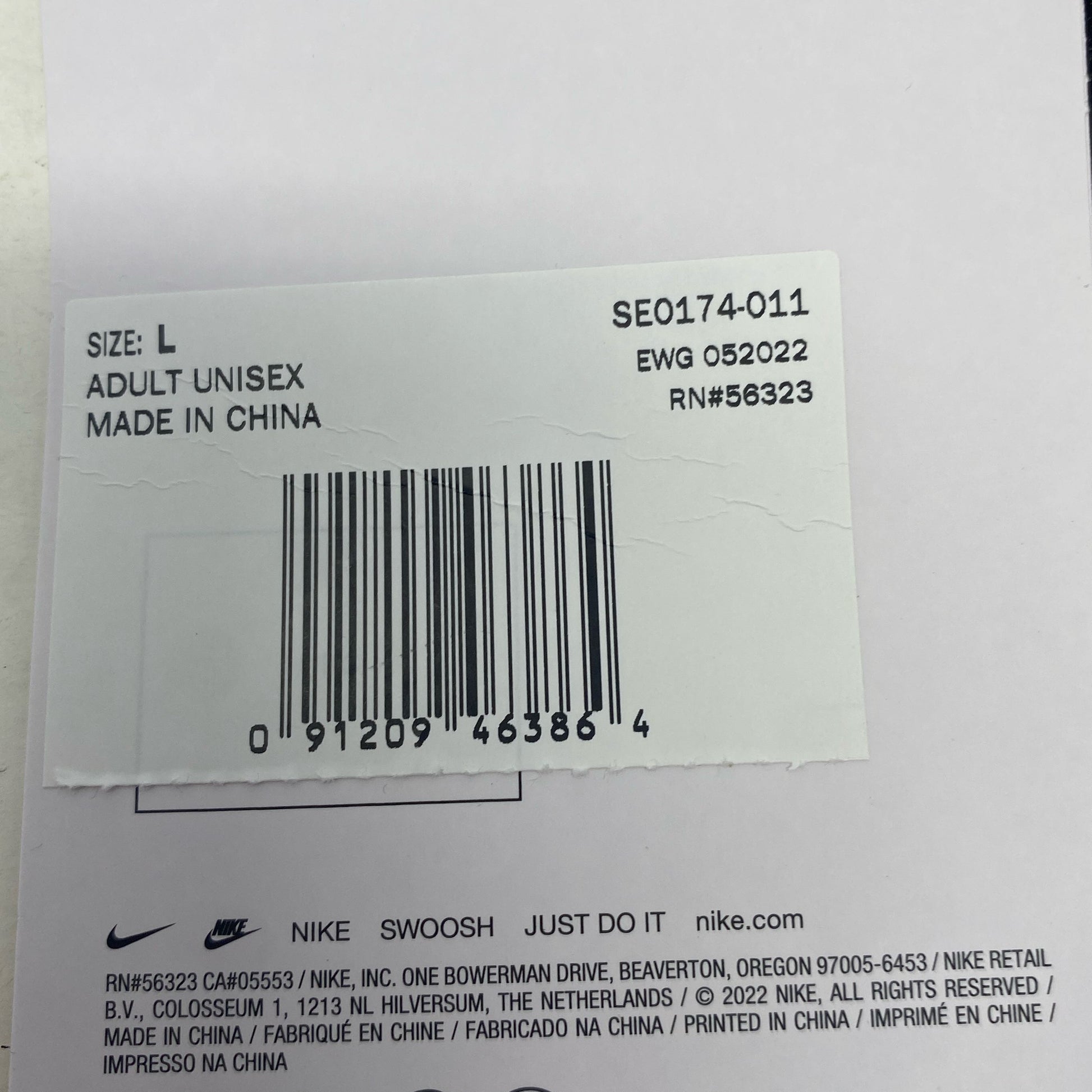 Serial #/Tag-LPNAC303360965
